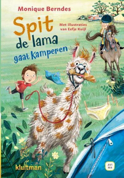 9789020677348 - Lekker lezen met Kluitman  -   Spit de lama. Spit de lama gaat kamperen