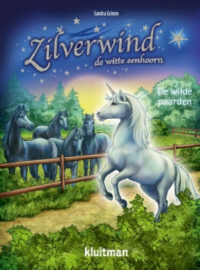 9789020654233 - Zilverwind de witte eenhoorn  -   De wilde paarden