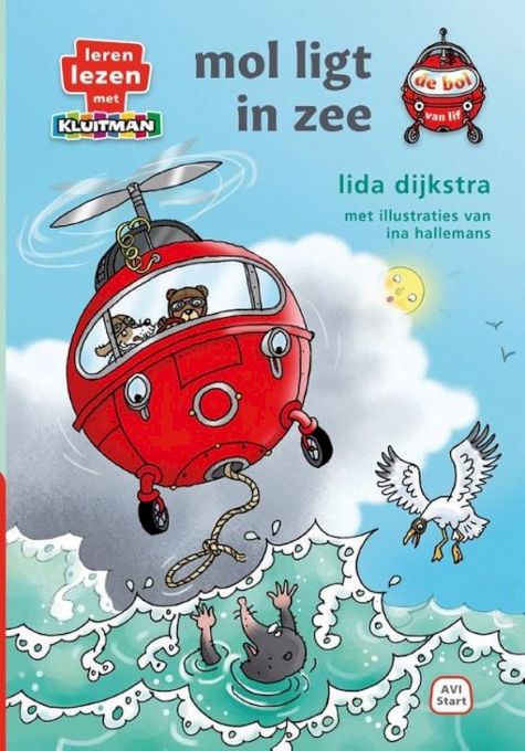 9789020677768 - Leren lezen met Kluitman  -   de bol van lif. mol ligt in zee