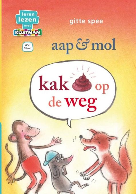 9789020677638 - Leren lezen met Kluitman - aap en mol. kak op de weg