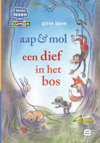 9789020677690 - Leren lezen met Kluitman  -   aap & mol. een dief in het bos