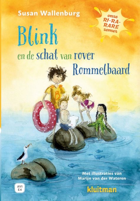 9789020677492 - Lekker lezen met Kluitman - Onze ri-ra-rare zomer. Blink en de schat van rover Rommelbaard